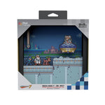 Mega Man 7 Dr. Wily scene video game (1997) shadow box art officially licensed 9x9 inch (23x23cm) | Pixel Frames - 6