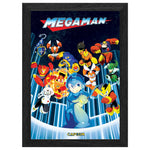 Mega Man Robot Master Ambush Plax lenticular frame 3D wall art officially licensed 10"x12" inch (23x30cm) | Pixel Frames - 1