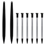 Metal Extendable Standard & XL Stylus Pen Set For 2015 Nintendo NEW 2DS XL - 8 Pack Black | ZedLabz - 1