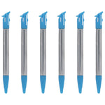 Metal Extendable Standard & XL Stylus Pen Set For 2015 Nintendo NEW 2DS XL - 8 Pack Blue | ZedLabz - 2