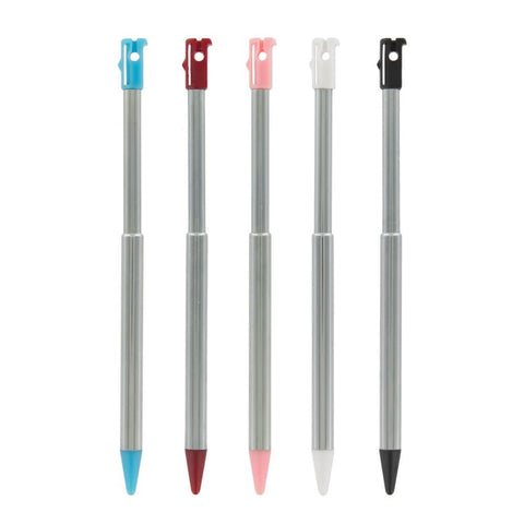 Metal Extendable Stylus For 2012 Nintendo 3DS - 5 Pack Multi - Colour | ZedLabz - 1