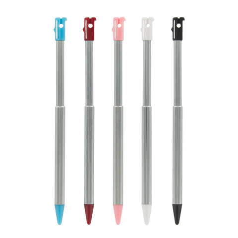 Metal Extendable Stylus For 2012 Nintendo 3DS - 5 Pack Multi - Colour | ZedLabz - 2