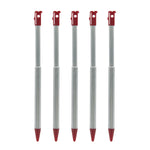 Metal Extendable Stylus For 2012 Nintendo 3DS - 5 Pack Red | ZedLabz - 1