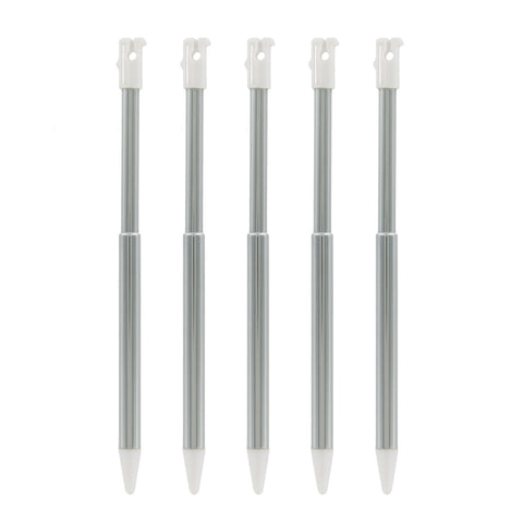 Metal Extendable Stylus For 2012 Nintendo 3DS - 5 Pack White | ZedLabz - 1