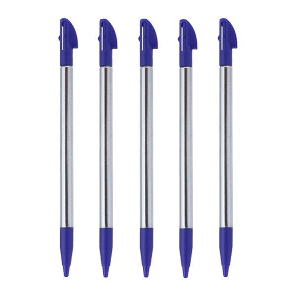 Metal Extendable Stylus For Nintendo 3DS XL - 5 Pack Blue | ZedLabz - 1