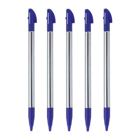 Metal Extendable Stylus For Nintendo 3DS XL - 5 Pack Blue | ZedLabz - 1