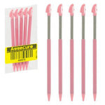 Metal Extendable Stylus For Nintendo 3DS XL - 5 Pack Pink | ZedLabz - 5