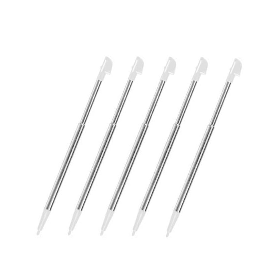 Metal Extendable Stylus Pen For Nintendo Wii U GamePad - 5 Pack White | ZedLabz - 1