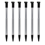 Metal Extendable Stylus Pens For Nintendo 2DS XL - 6 Pack Black | ZedLabz - 1