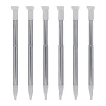 Metal Extendable Stylus Pens For Nintendo 2DS XL - 6 Pack White | ZedLabz - 1