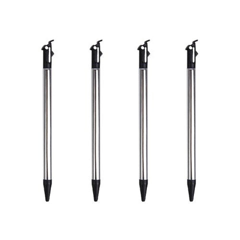 Metal Stylus Pen For 2015 Nintendo New 3DS XL - 4 Pack Black | ZedLabz - 1