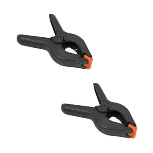 Mini spring clamp 2 inch with pivoting jaws gripping tool - Ideal helping hand for electronics and modding - 2 pack | ZedLabz - 1