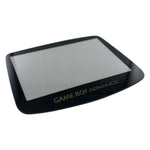 Modified glass screen lens cover for IPS screen Game Boy Advance AGS - 001 replacement with gold logo | ZedLabz - 2