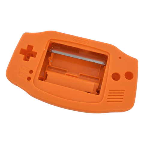 Modified housing front & back shell for IPS LCD Screen Nintendo Game Boy Advance console replacement - Orange | Funnyplaying - 1