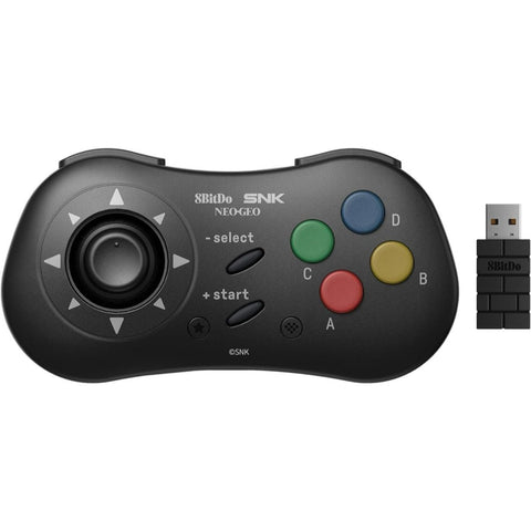 NEOGEO dual wireless controller bluetooth / 2.4GHz for Windows, Android & NEOGEO Mini (SNK Licensed) | 8BitDo - 1