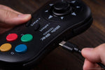 NEOGEO dual wireless controller bluetooth / 2.4GHz for Windows, Android & NEOGEO Mini (SNK Licensed) - Fighters 97 Kyo Kusanagi | 8BitDo - 6