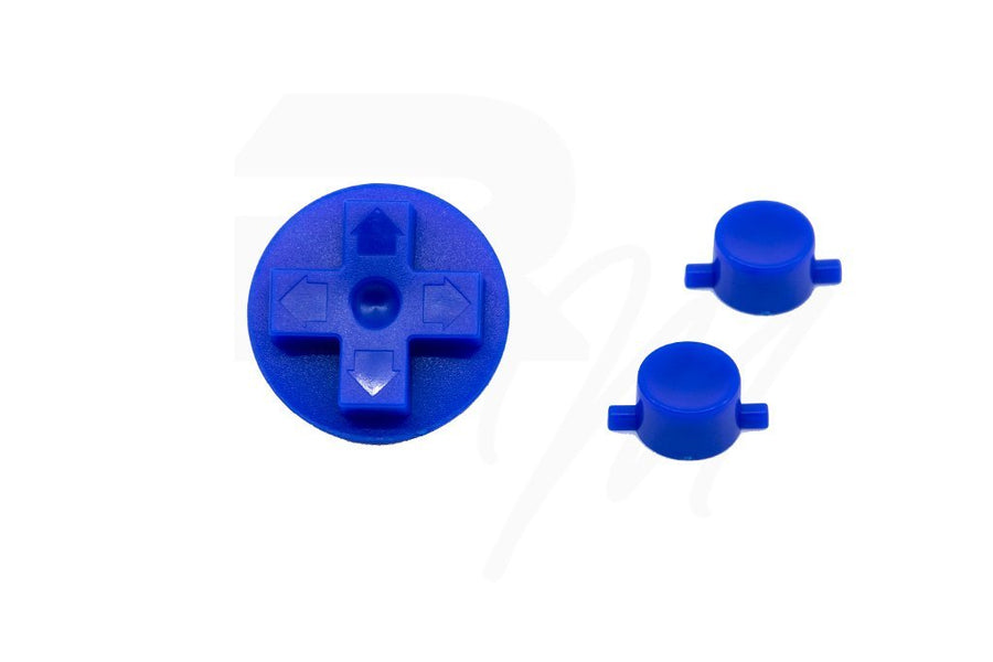 NES Style Button set for Nintendo Game Boy DMG - 01 original console - Super Famicom Blue | Retro Modding - 1