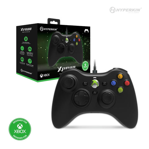 Xenon wired controller for Xbox Series X/ Xbox Series S/ Xbox One/ Windows 10|11 PC officially licensed - Black | Hyperkin