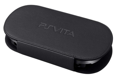 Official carry case for Sony PS Vita 1000 with integrated stand faux leather - 1