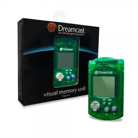 Official Sega Dreamcast visual display unit VMU memory card - Green - 1