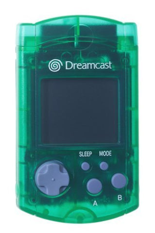 Official Sega Dreamcast visual display unit VMU memory card - Green - 2