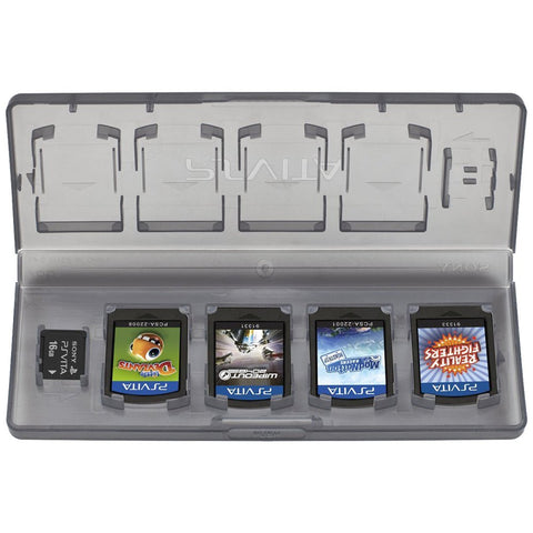 Officially licensed 10 in 1 game storage travel case for Sony PS Vita - Black - 2