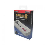 Origin8 Wireless controller for original Nintendo NES, Nintendo Switch & most USB enabled devices - GB grey | Retro - Bit - 9