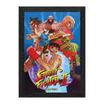 Street Fighter II The World Warriors Plax lenticular frame 3D wall art officially licensed 10"x12" inch (23x30cm) | Pixel Frames