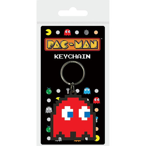 Pac - Man series official keyring featuring Blinky PVC Keychain | Pyramid - 1