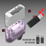 Tribute 64 2.4Ghz wireless N64 mini controller for N64, Switch, PC, Mac and Other USB Devices V2 - Clear red | Retro-Bit