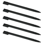 Plastic Stylus For Nintendo DS - 5 Pack Black | ZedLabz - 1