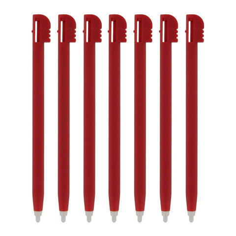 Plastic Stylus For Nintendo DS Lite - 7 Pack Red | ZedLabz - 1