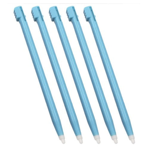 Plastic Stylus For Nintendo DSi - 5 Pack Aqua Blue | ZedLabz - 1