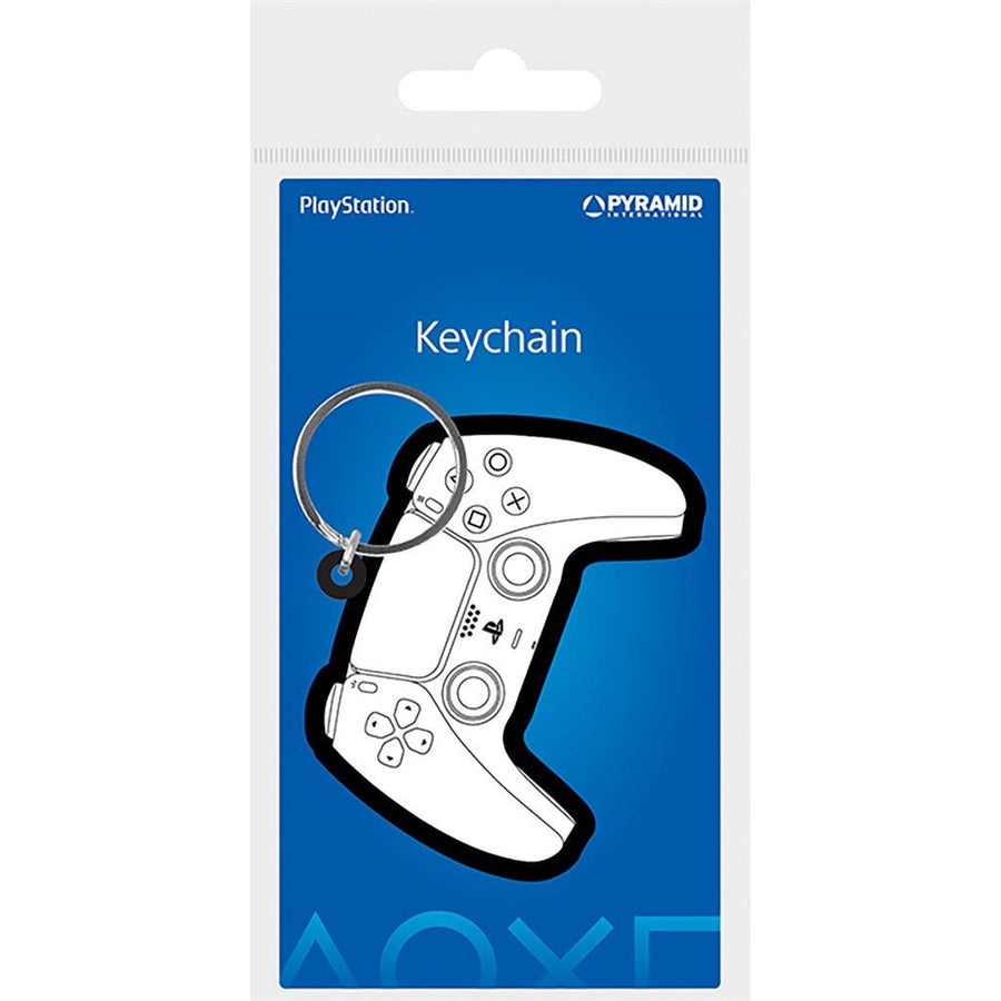 PlayStation official keyring PS5 Controller PVC Keychain | Pyramid - 1