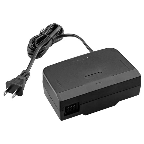 Power supply for Nintendo 64 (N64) console adapter lead US plug Type A NUS - 002 replacement - Black | ZedLabz - 1