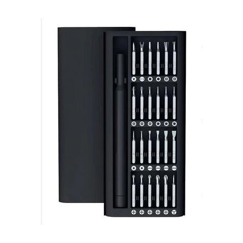 Precision screwdriver bit set 25 in 1 with organiser storage case for gaming handhelds, controllers & electronics | ZedLabz - 1