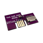 Premium SD memory card serial port 2 SD2SP2 adapter for Nintendo GameCube NGC - Purple | ZedLabz - 1