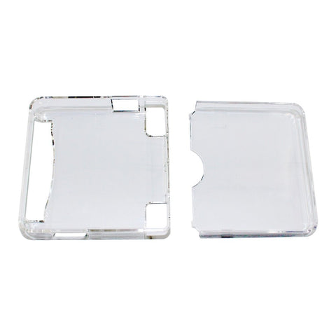 Protective case for GameBoy Advance SP handheld console hard shell cover - Crystal clear | ZedLabz - 1