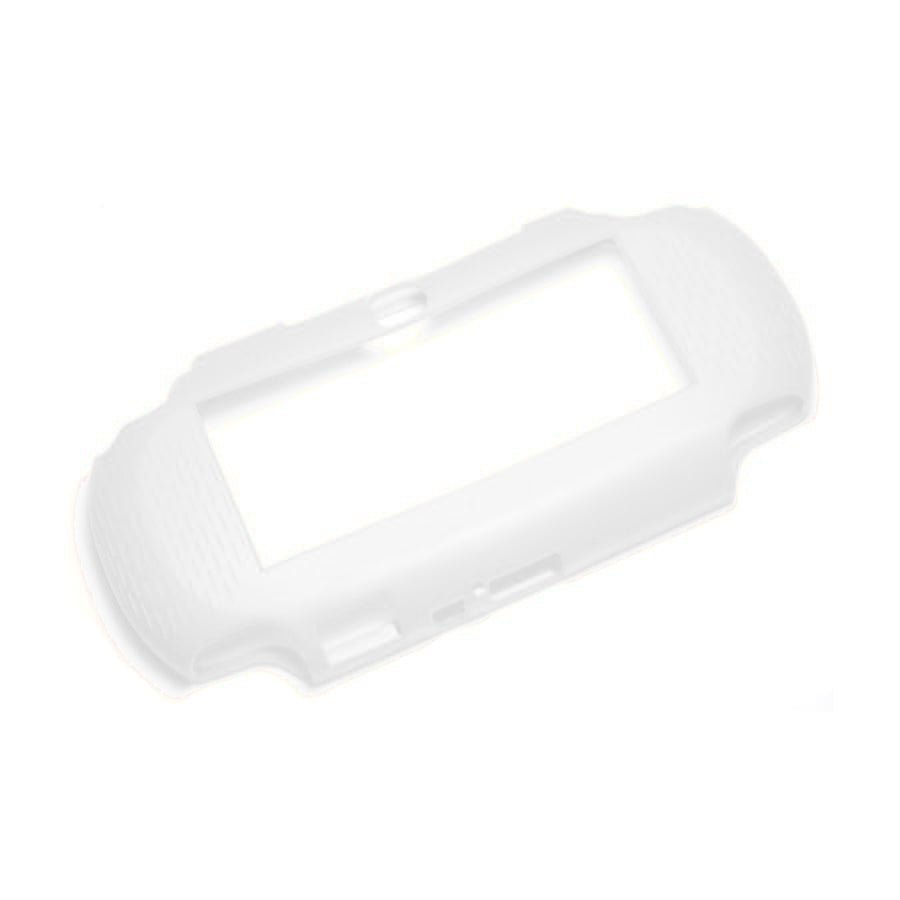 Protective case for PS Vita Sony console TPU cover semi - rigid bumper - White | ZedLabz - 1