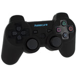 Protective case for Sony PS3 controller pro silicone gel skin cover grip - Black | ZedLabz - 1