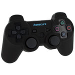 Protective case for Sony PS3 controller pro silicone gel skin cover grip - Black | ZedLabz - 4