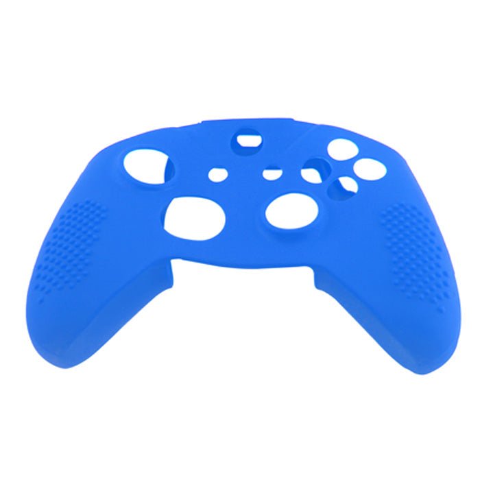 Protective case for Xbox One S & X controllers silicone rubber grip cover skin - Blue | ZedLabz - 1