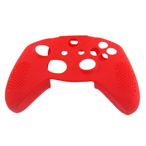 Protective case for Xbox One S & X controllers silicone rubber grip cover skin - Red | ZedLabz - 1