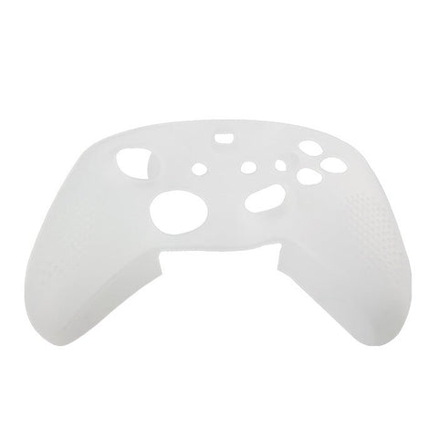 Protective case for Xbox One S & X controllers silicone rubber grip cover skin - White | ZedLabz - 1