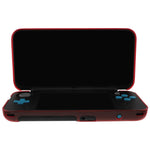 Protective case & screen protector set for 2DS XL (New Nintendo) flexi gel cover – red | ZedLabz - 3