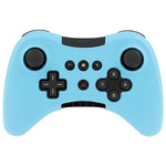 Protective skin for Nintendo Wii U Pro controller silicone cover bumper - Light Blue | ZedLabz - 1