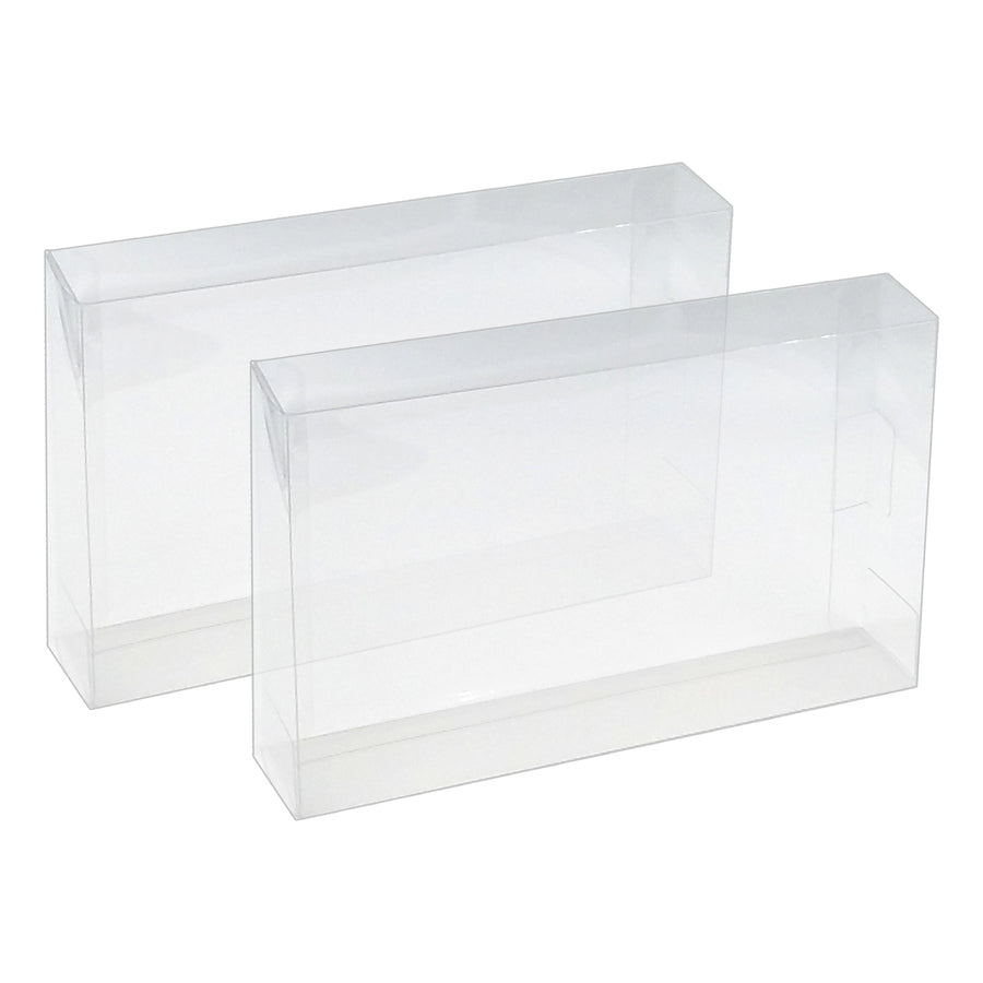 ZedLabz plastic display box for Nintendo N64 loose games - 2 pack clear