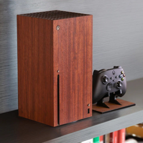 Real wood veneer kit for Microsoft Xbox Series X console | Rose Colored Gaming - 1