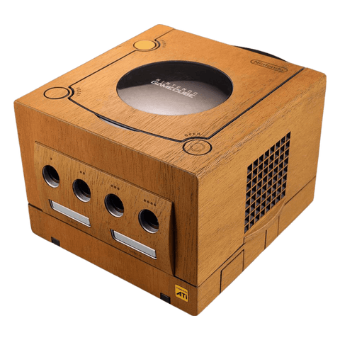 Real wood veneer kit for Nintendo GameCube console | Rose Colored Gaming - 1