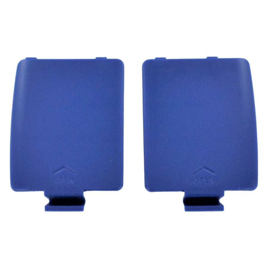 Refurbed Left & Right Battery Cover Set For Sega Game Gear - Blue | ZedLabz - 1